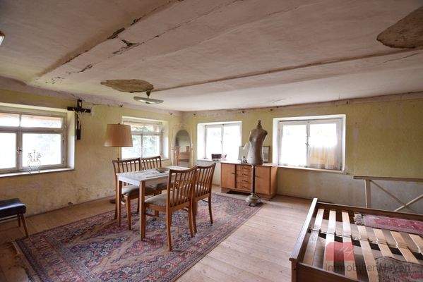 Schlafzimmer im alten Hofgebäude