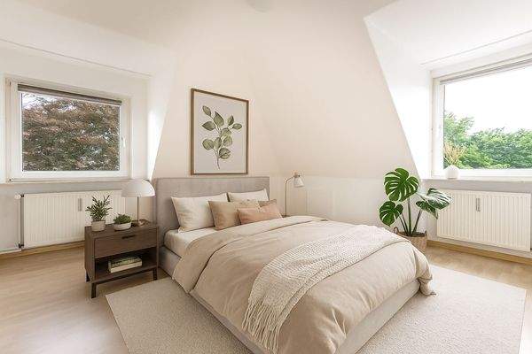 Schlafzimmer 2. Obergeschoss Musterfoto