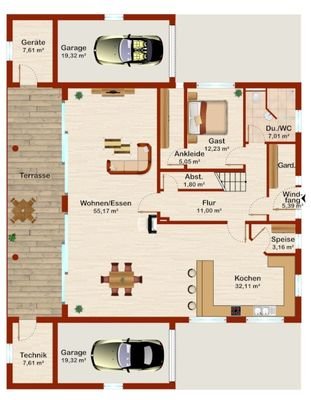 Grundriss EG