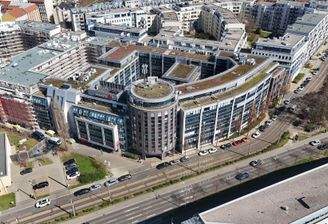 Ansicht Kohlgartenstraße 11-13 / Atriumstraße 1-3 / Johann-Eck-Straße 1