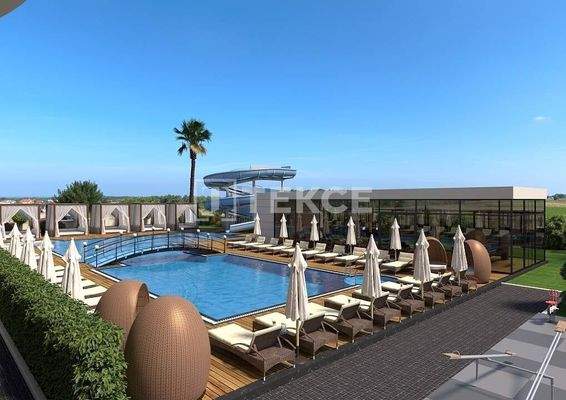 Real Estate in a Complex Near the Sea in Mahmutlar Alanya