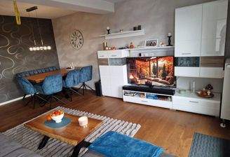 Wohnzimmer im Herbst