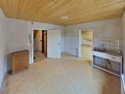 Küche im Obergeschoss