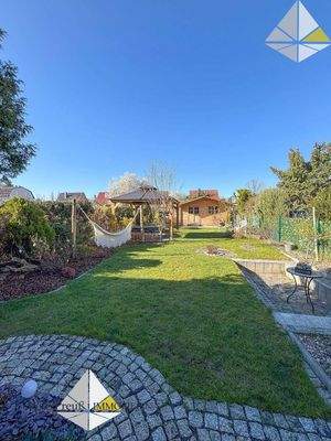 Blick über das Grundstück