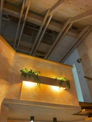 Treppenaufgang beleuchtet