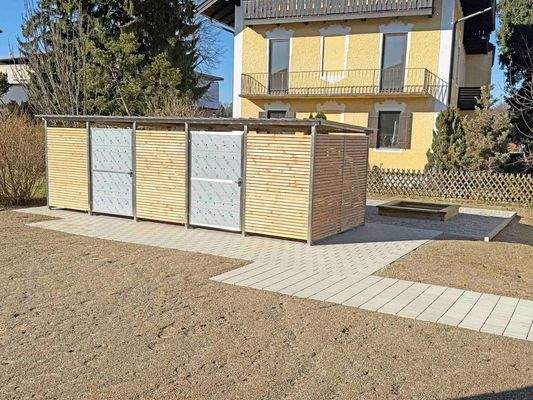 Ansicht Fahrradabstellbereich