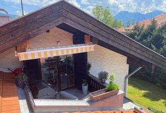 Blick auf die Dachterrasse