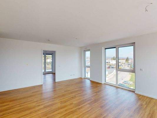 Ansicht V: Wohn- und Essbereich