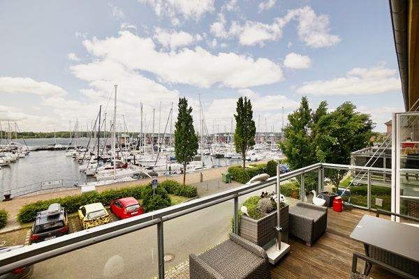 Blick vom Balkon