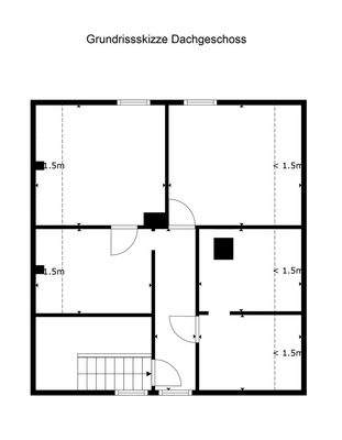 Grundrissskizze DG