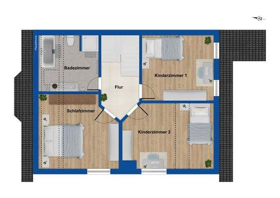 Grundriss - Dachgeschoss