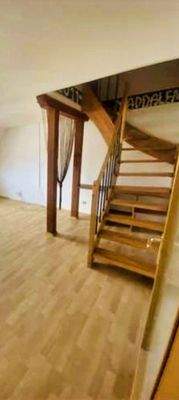 Treppe zum Dachgeschoss