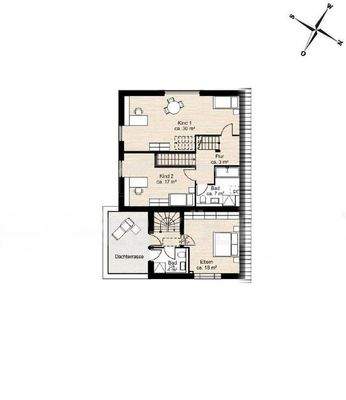 1.OG vorn u. 2.OG hinten