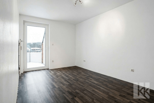 Ebenso mit Balkonzugang: Schlafzimmer Nummer 1