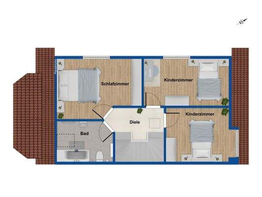 Grundriss Dachgeschoss