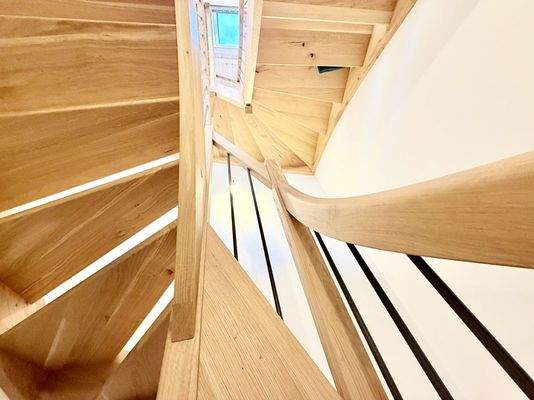 Hochwertige Holztreppe