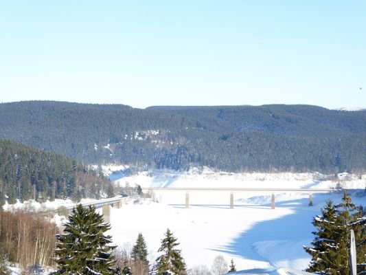 Okertalstausee, Winter