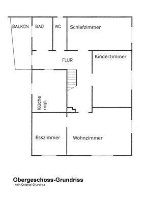 Obergeschoss-Grundriss