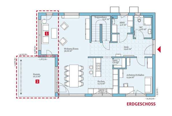 Flexibles Wohnen im Fertighaus