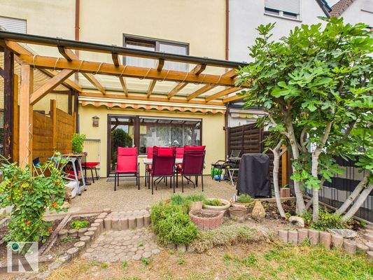 Geschützte Terrasse