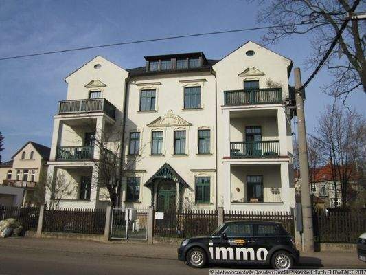 Objektansicht - Dachgeschosswohnung in Radebeul