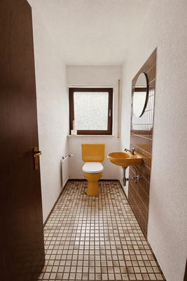 Gäste WC EG  KI ausgeräumt