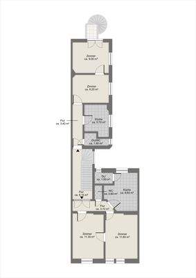Grundriss 2. Obergeschoss