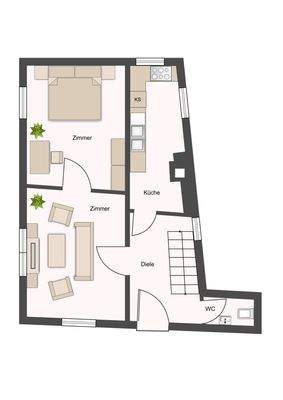 Grundriss Obergeschoss