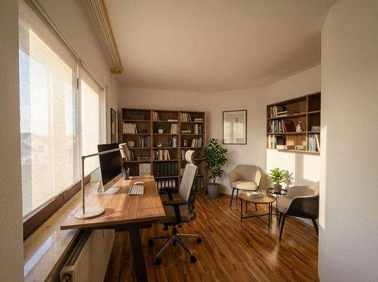 Arbeitszimmer Möblierungsvorschlag