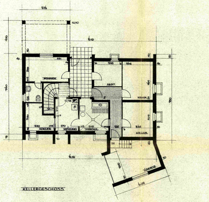 Grundriss Kellergeschoss