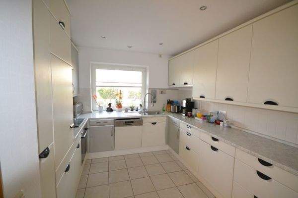 Küche mit Einbauküche