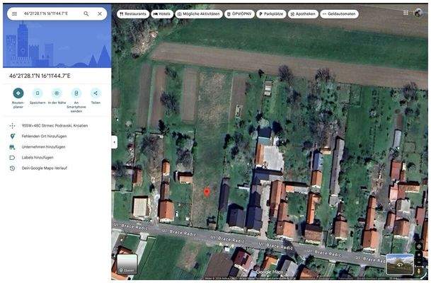 Lageplan aus Google-Maps