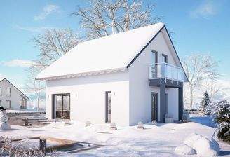 Haustüransicht Wintertag