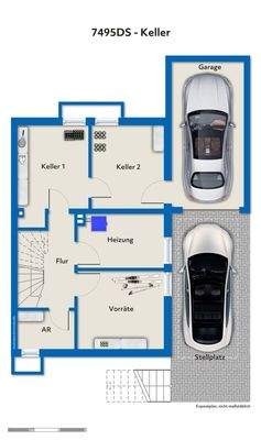 Grundriss / Skizze Keller