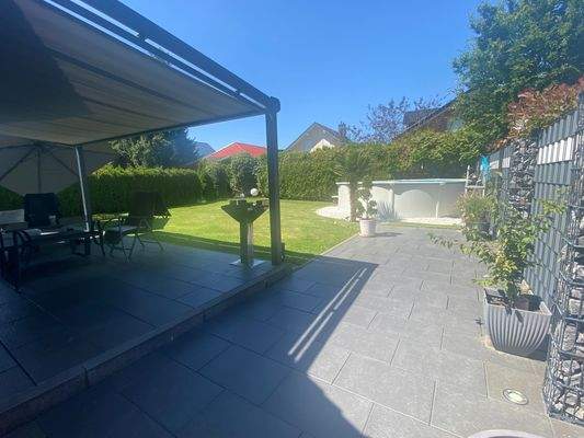 Ansicht Garten mit Pool.JPG