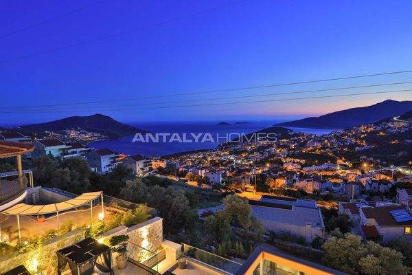 Luxury Sea View Villa with Extensive Amenities in Kalkan Antalya