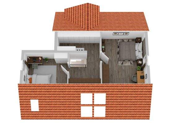 Maisonette_Hassloch_Maisonette_Dachbodenzimmer