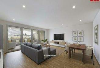 Wohnzimmer KI-Generiert