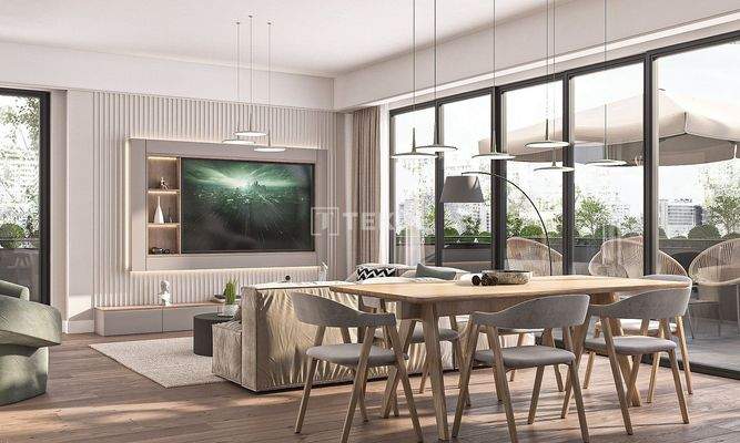 Apartments 400 Meters from the Metro in Kağıthane İstanbul