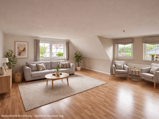 Wohnzimmer OG - möbliert