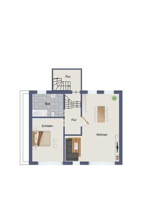 Grundriss OG Vorderhaus