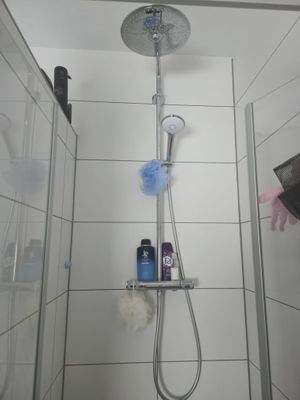 Moderne Dusche Detailansicht