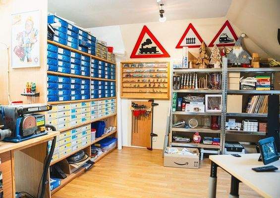 Hobbyraum im Dachgeschoss