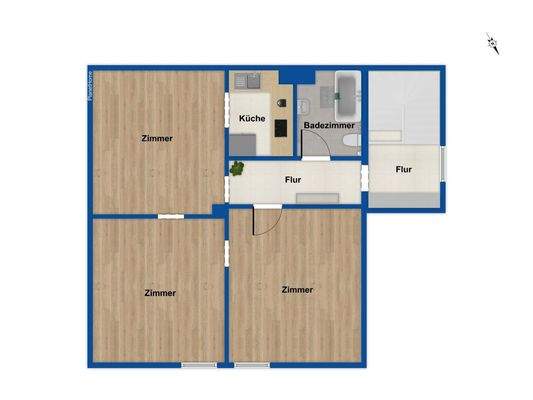 Grundriss Obergeschoss