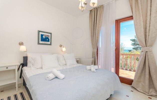 Schlafzimmer mit Meerblick