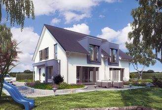 Gestaltungsbeispiel - Modernes Familienhaus