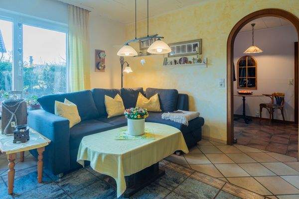 Charmanter Rundbogen im Wohnzimmer