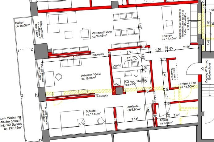 3 Zimmer Wohnung in Chemnitz (Kapellenberg)