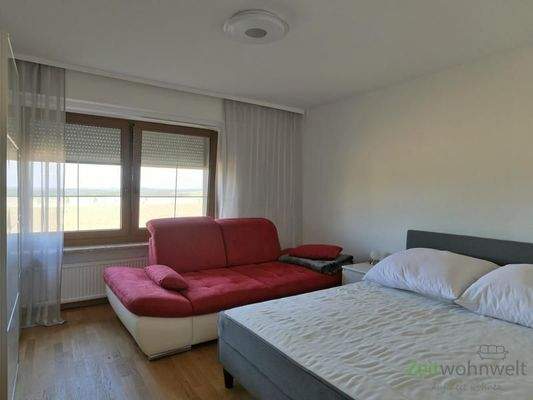 Blick ins Schlafzimmer