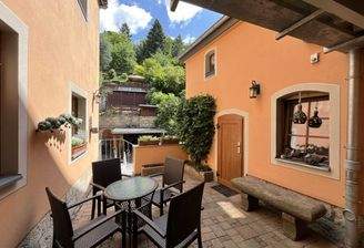 Terrasse am Eigang